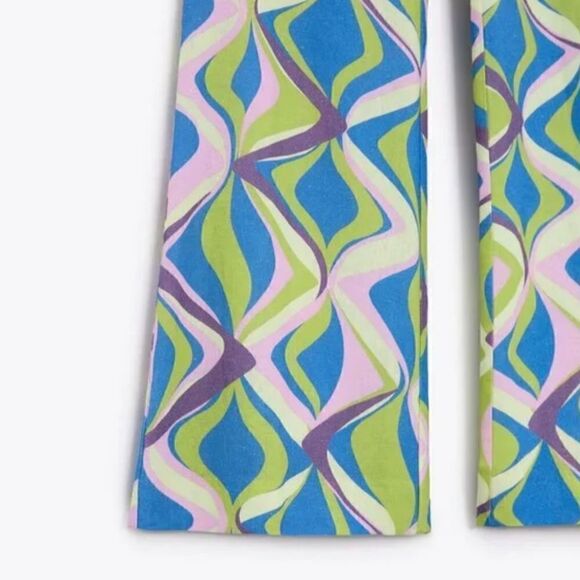 New Without Tags Zara Size Small Linen Blend High Waisted Pants - Picture 4 of 11